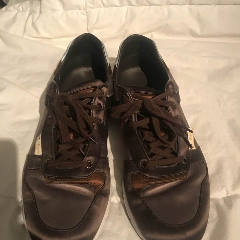 Gucci silk sneakers - Picture 2 of 4